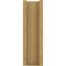 Ekena Millwork 5 1/2-in W x 14-in D x 18-in H Balboa Slat Rough Cedar Woodgrain TimberThane Outlooker, Primed Tan OUTUR055X14X18BOA24RCPR - alternate 2